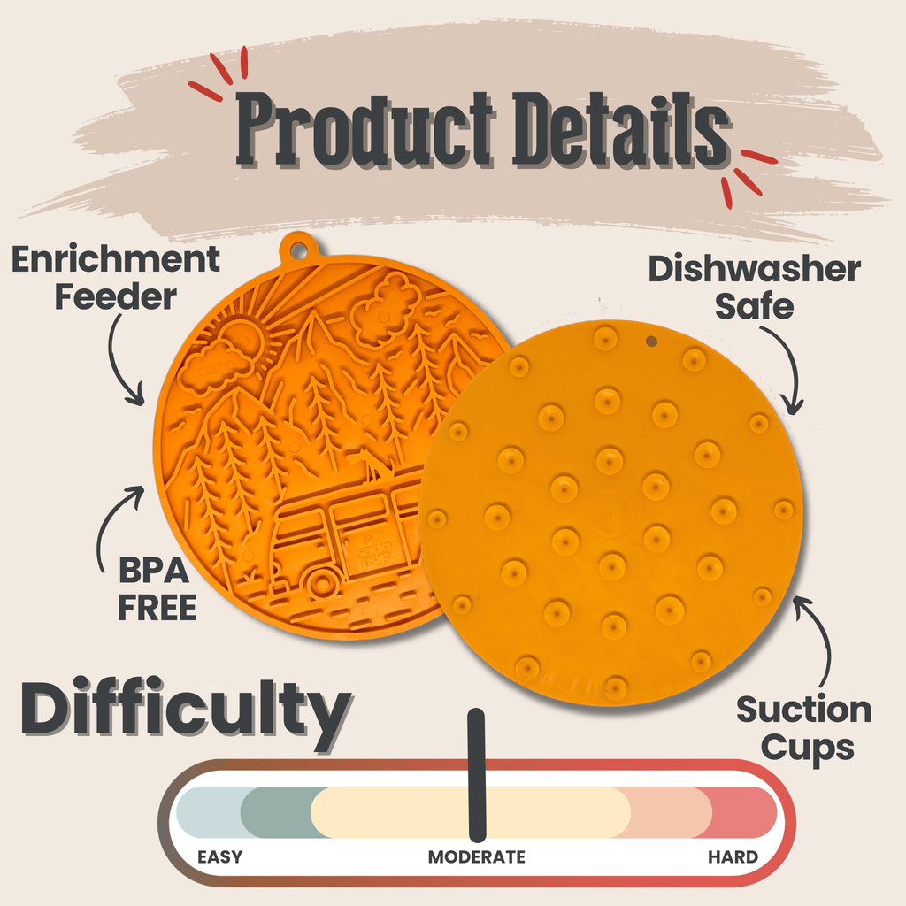 Dog Lick Mats with Suction Cups